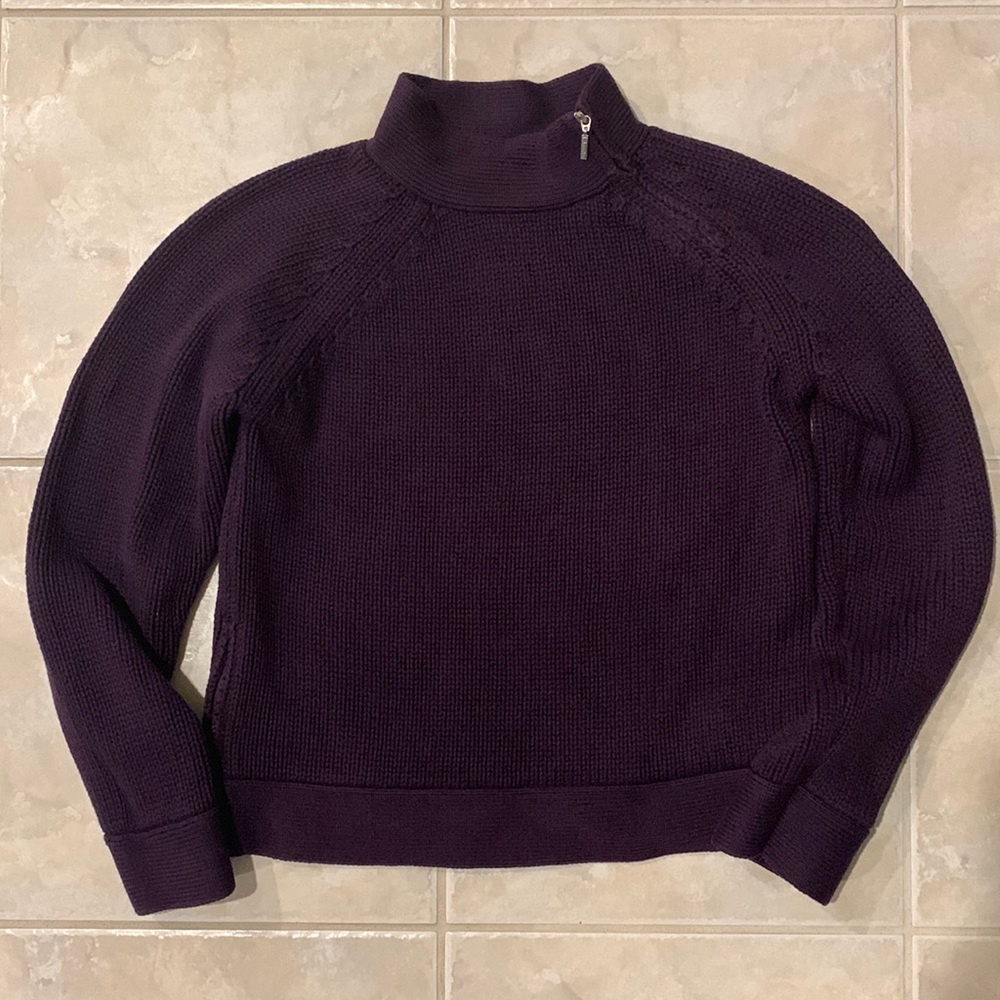 Talbots petite purple sweater